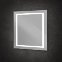 Зеркало BelBagno Kraft 90 SPC-KRAFT-900-800-SENS-NERO с подсветкой