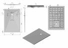 Душевой поддон из искусственного камня Vincea 130x90 VST-4SR9013A