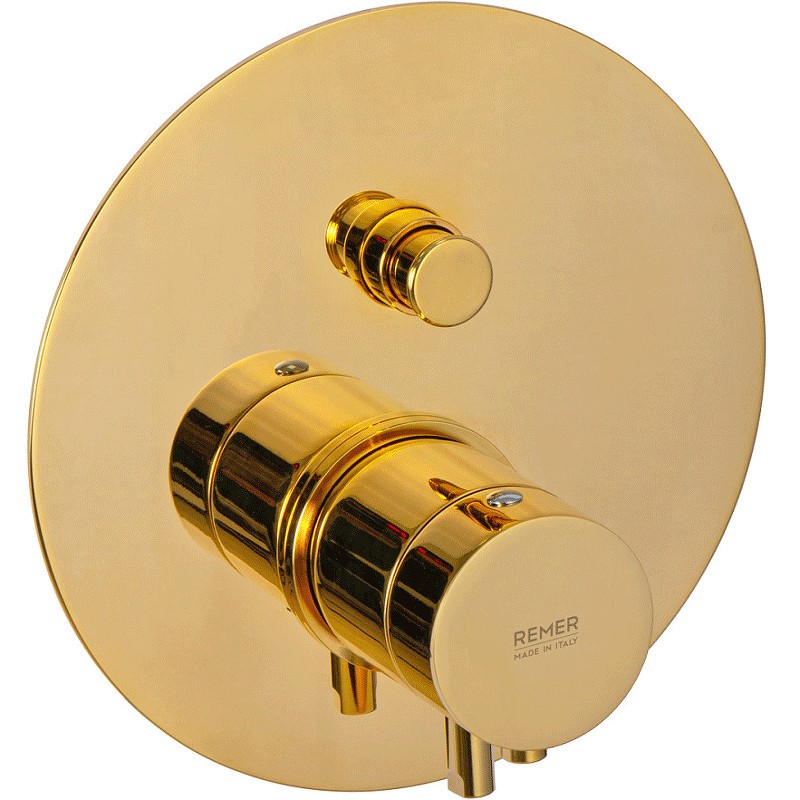 Смеситель для душа Remer Minimal Thermo NT09KBDO с термостатом