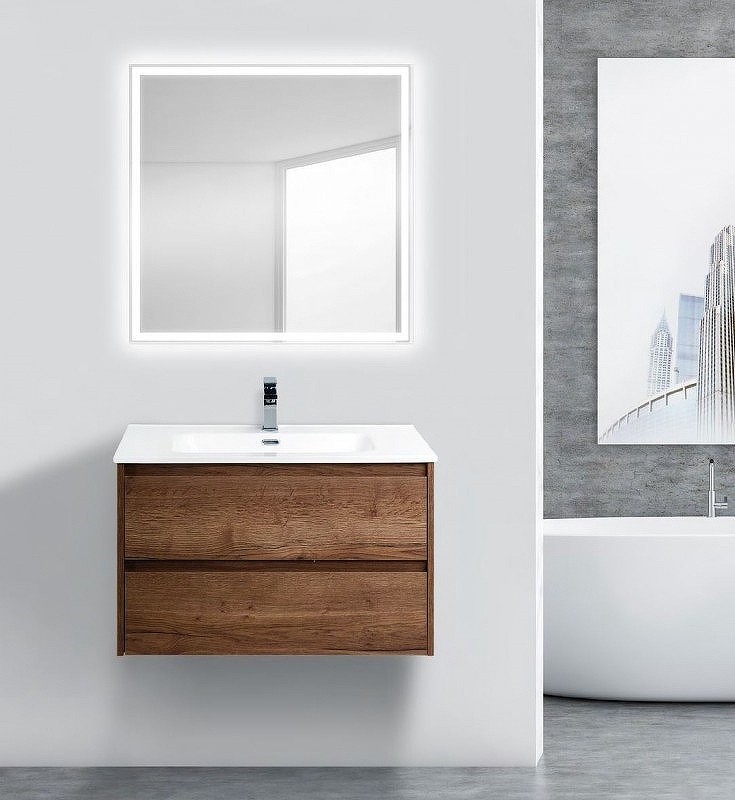 Тумба под раковину BelBagno Kraft 80 KRAFT-800-2C-SO-RT подвесная