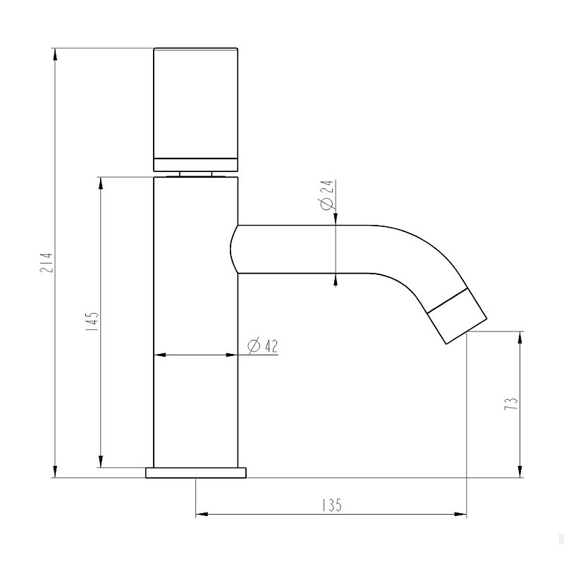 Смеситель для раковины Boheme Stick 121-CRCR.4