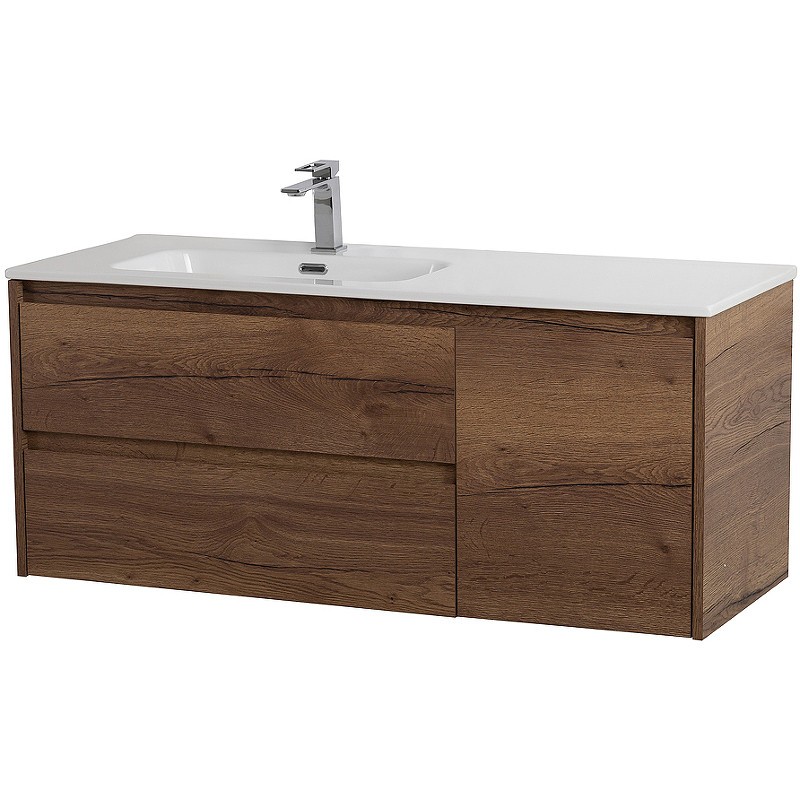 Тумба под раковину BelBagno Kraft 120 L KRAFT-1200-2C-1A-SO-RT-L подвесная