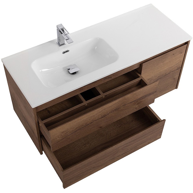Тумба под раковину BelBagno Kraft 120 L KRAFT-1200-2C-1A-SO-RT-L подвесная