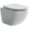 Комплект унитаза с инсталляцией Ceramicanova Forma CN3009_1001M_1000 с сиденьем Микролифт и клавишей смыва Хром матовый