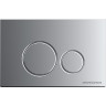Комплект унитаза с инсталляцией Ceramicanova Forma CN3009_1001M_1000 с сиденьем Микролифт и клавишей смыва Хром матовый