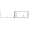 Зеркало Boheme Modern 140x70 544-140 с подсветкой