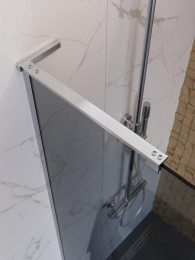 Душевая перегородка BelBagno Uno 80 UNO-L-1-TB-80-GR-Cr