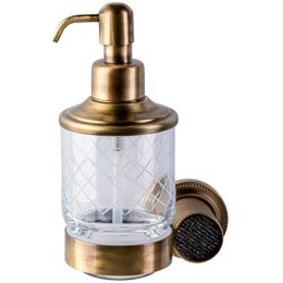 Дозатор для жидкого мыла Boheme Royal Cristal 10932-BR