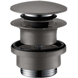 донный клапан Hansgrohe 50100340 click-clack Шлифованный черный хром