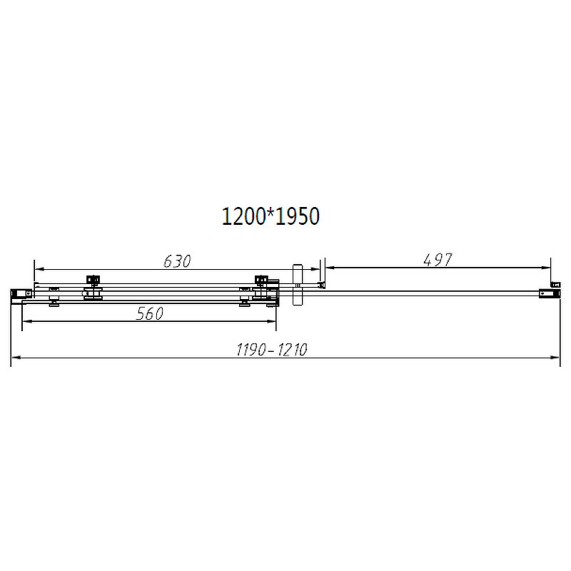 Душевой уголок Vincea Como-N 120x100 VSR-4CN1012CLB