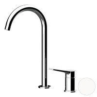 Смеситель для раковины Remer Slash Dot SL57LBO цвет Белый матовый