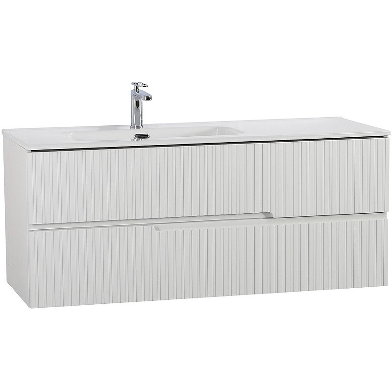 Тумба под раковину Cezares Duet-N 120 L DUET-N-1200-2C-SO-BL-L подвесная