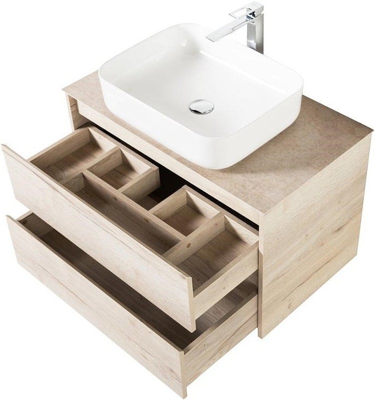 Тумба под раковину BelBagno Kraft 80 KRAFT-800-2C-SO-RGB подвесная