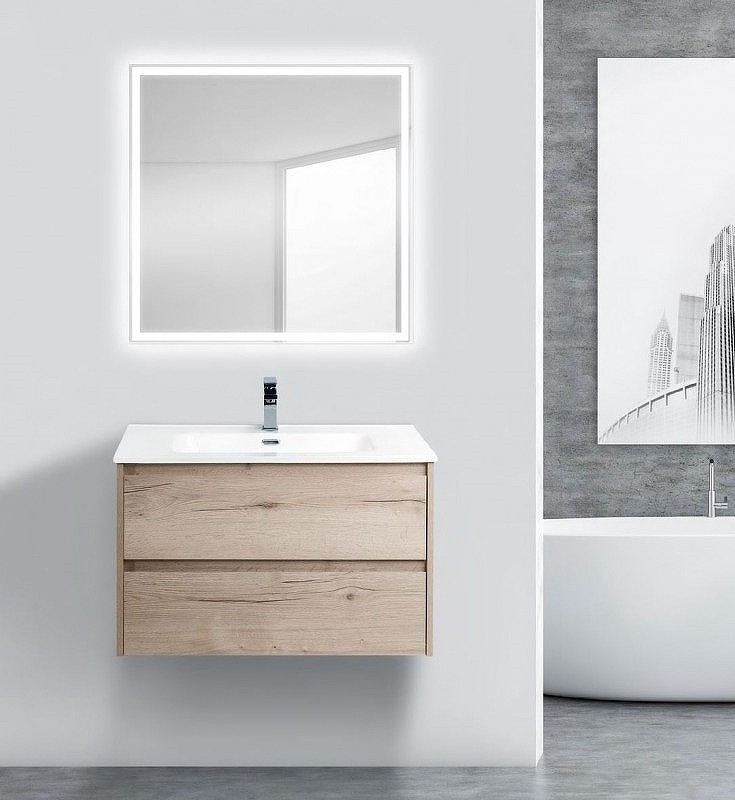 Тумба под раковину BelBagno Kraft 80 KRAFT-800-2C-SO-RGB подвесная