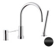 Смеситель на борт ванны Remer Minimal N072NO цвет Черный матовый