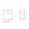 Тумба под раковину BelBagno Kraft 39 80 KRAFT39-800/390-2C-PIA-RT