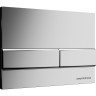 Комплект унитаза с инсталляцией Ceramicanova Forma CN3009_1002M_1000 с сиденьем Микролифт и клавишей смыва Хром матовый