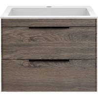 Тумба под раковину Vincea Chiara 2D 60 VMC-2C2600RO подвесная
