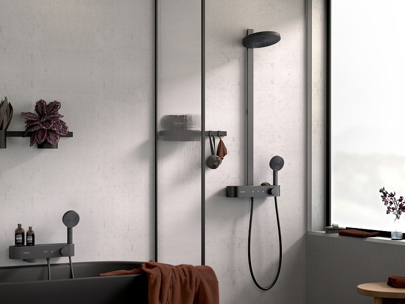 Ручной душ Hansgrohe Pulsify Select 24120670 черный матовый