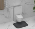 монтажная рама Abber AC0107MW для унитаза с клавишей смыва Белый