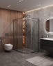 Душевой уголок Cezares Molveno 130x100 MOLVENO-RH-2-130/100-C-GM-IV