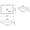 Раковина Ceramicanova Element 46 CN6078 Белая
