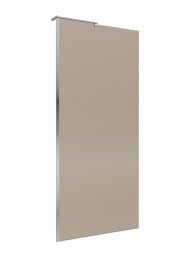 Душевая перегородка BelBagno Uno 90 UNO-L-1-TB-90-BR-Cr