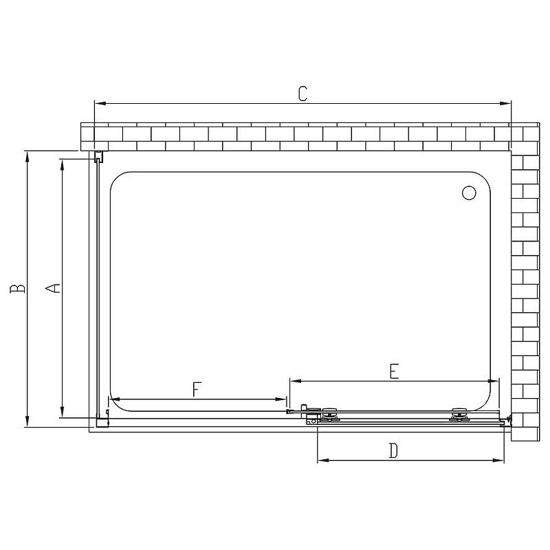 Душевой уголок Vincea Soft 140x90 VSR-3SO9014CLB