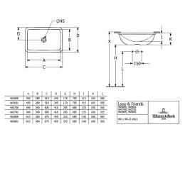 Раковина Villeroy&amp;Boch Oberon 2.0 180x80 UBQ181OBR2DV-01 цвет Альпийский белый