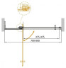 Душевая дверь Cezares Slider 80 SLIDER-B-1-70/80-BR-GM
