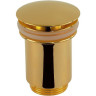 донный клапан Remer 904CC114DO click-clack Золото глянцевое