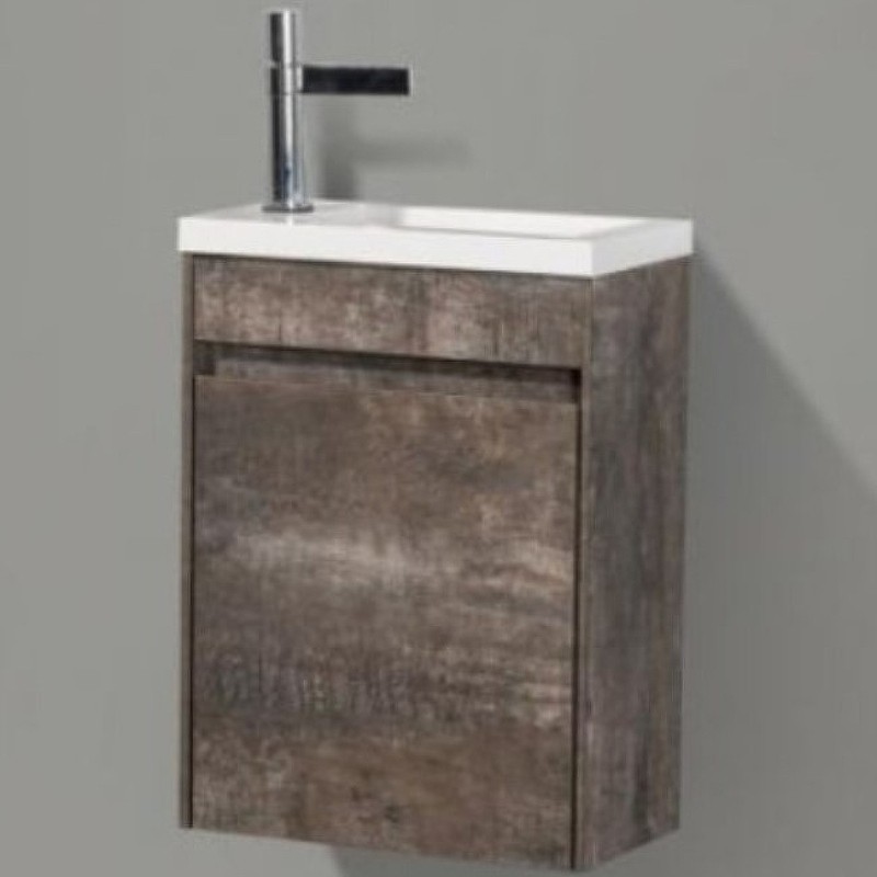 Тумба под раковину BelBagno Pietra Mini 46 PIETRA MINI-460-1A-SO-PT-L подвесная
