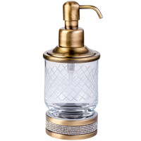 Дозатор для жидкого мыла Boheme Royal Cristal 10929-BR