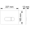 Комплект унитаза Ceramicanova Uno Rimless CN11001 с инсталляцией Berges Novum D5 040235 с сиденьем Микролифт и Черной матовой клавишей смыва