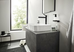 Дозатор для жидкого мыла Hansgrohe AddStoris 41745140 Шлифованная бронза