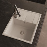 Кухонная мойка Abber Quarz 65 AQ2903W цвет Белый