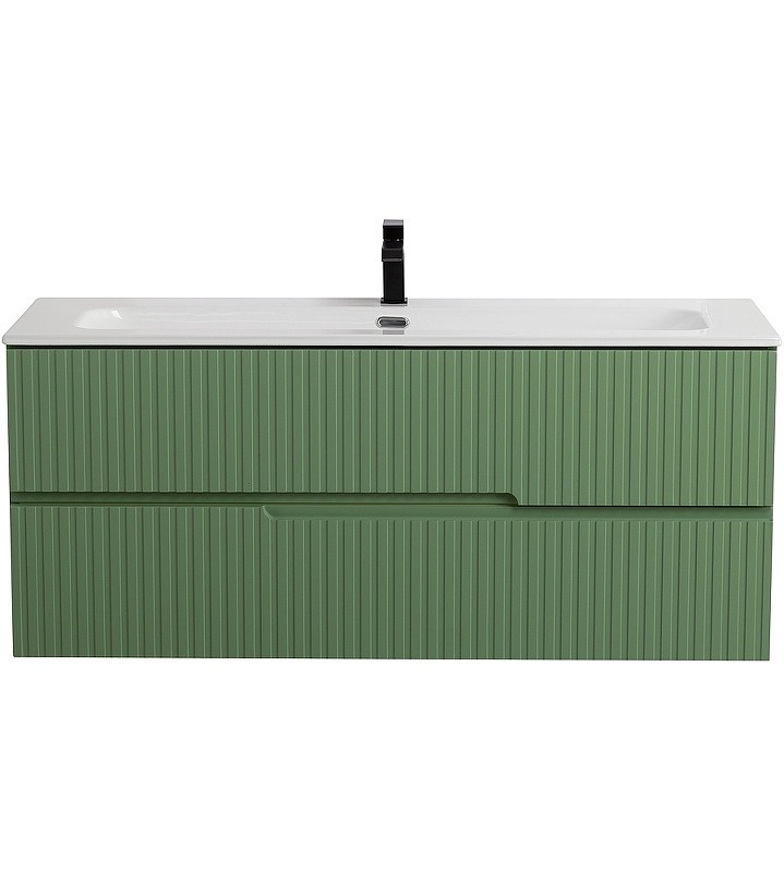 Тумба под раковину Cezares Duet-N 120 DUET-N-1200-2C-SO-PS-P подвесная
