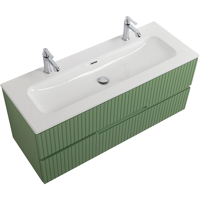 Тумба под раковину Cezares Duet-N 120 DUET-N-1200-2C-SO-PS-P подвесная