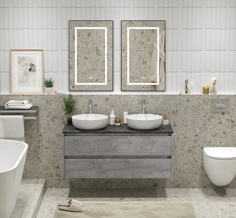 Тумба под раковину BelBagno Kraft 120 KRAFT-1200-2C-SO-2-CG подвесная