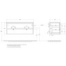 Тумба под раковину BelBagno Kraft 120 KRAFT-1200-2C-SO-2-CG подвесная