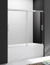 Шторка на ванну Cezares Tandem Soft 170 TANDEM-SOFT-VF-2-170/145-P-Cr