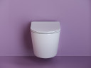 Комплект унитаза Ceramicanova Uno Rimless CN11001 с инсталляцией Berges Atom 410 040332 с сиденьем Микролифт и Черной матовой клавишей смыва