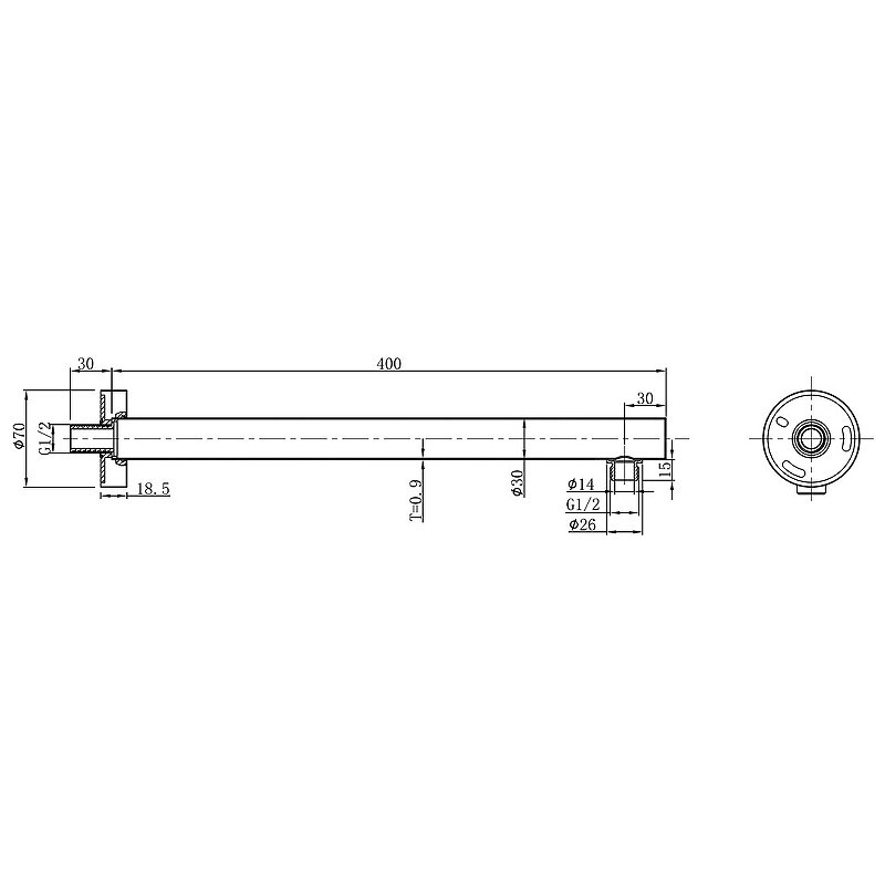 Душевая система Vincea Inspire VSFW-3I21MT2RMB с термостатом