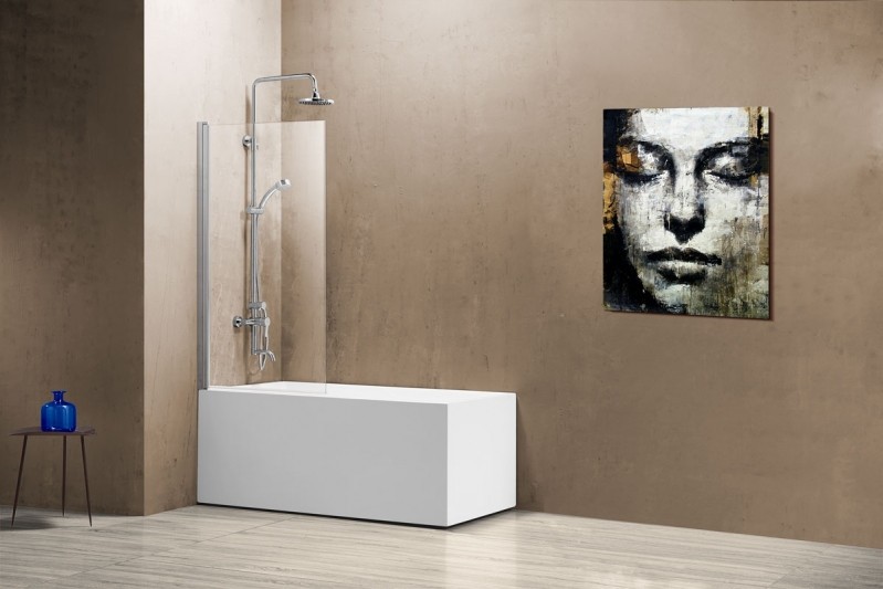 Шторка на ванну Vincea VSB-11800CL 80x140