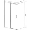 Душевой уголок Vincea Dice 110x90 VSR-4D9011CL