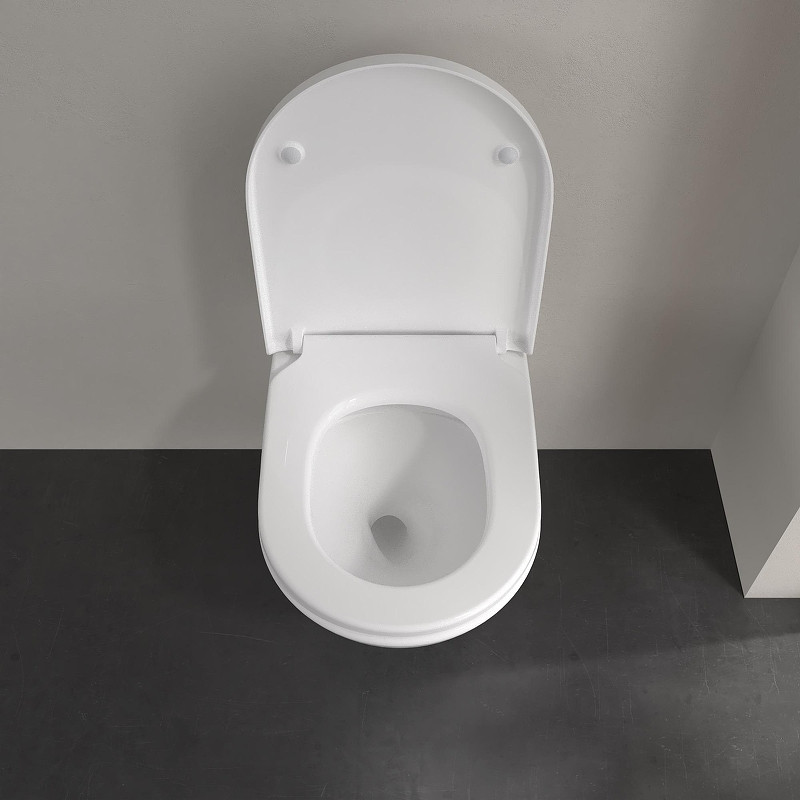 Унитаз Villeroy&Boch Subway 3.0 4670T0RW цвет Stone White без сиденья