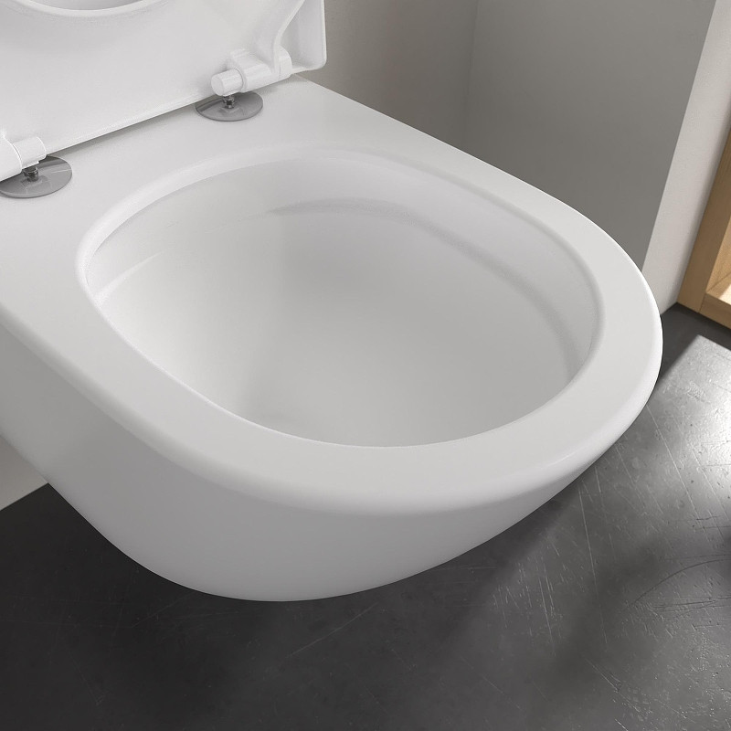 Унитаз Villeroy&Boch Subway 3.0 4670T0RW цвет Stone White без сиденья