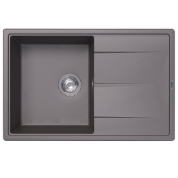 Кухонная мойка Abber Quarz 78 AQ2904G цвет Серый