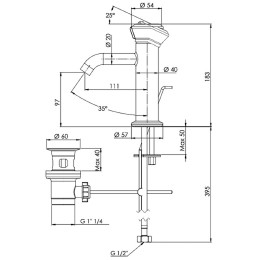 Смеситель для раковины Remer Element ET10