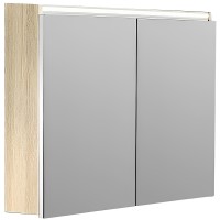 Зеркальный шкаф Boheme Armadi Art Vallessi 80 547-L с подсветкой